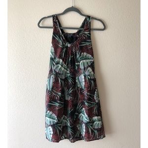 Madewell tropical silk dress